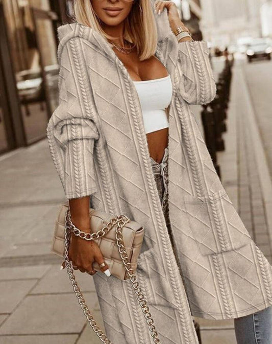 Chaqueta con capucha para mujer