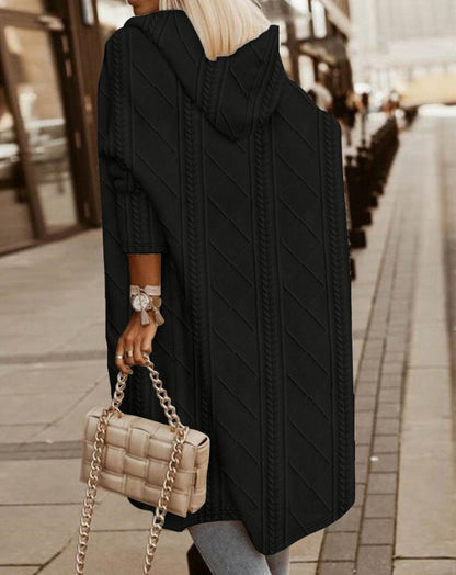 Florita - Chaqueta larga chic para mujer