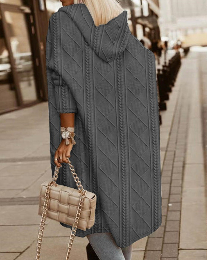 Florita - Chaqueta larga chic para mujer