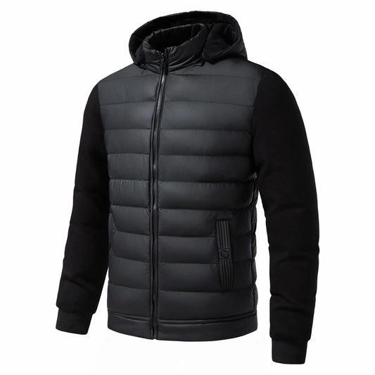 Luc | Abrigo de invierno informal con capucha para hombre