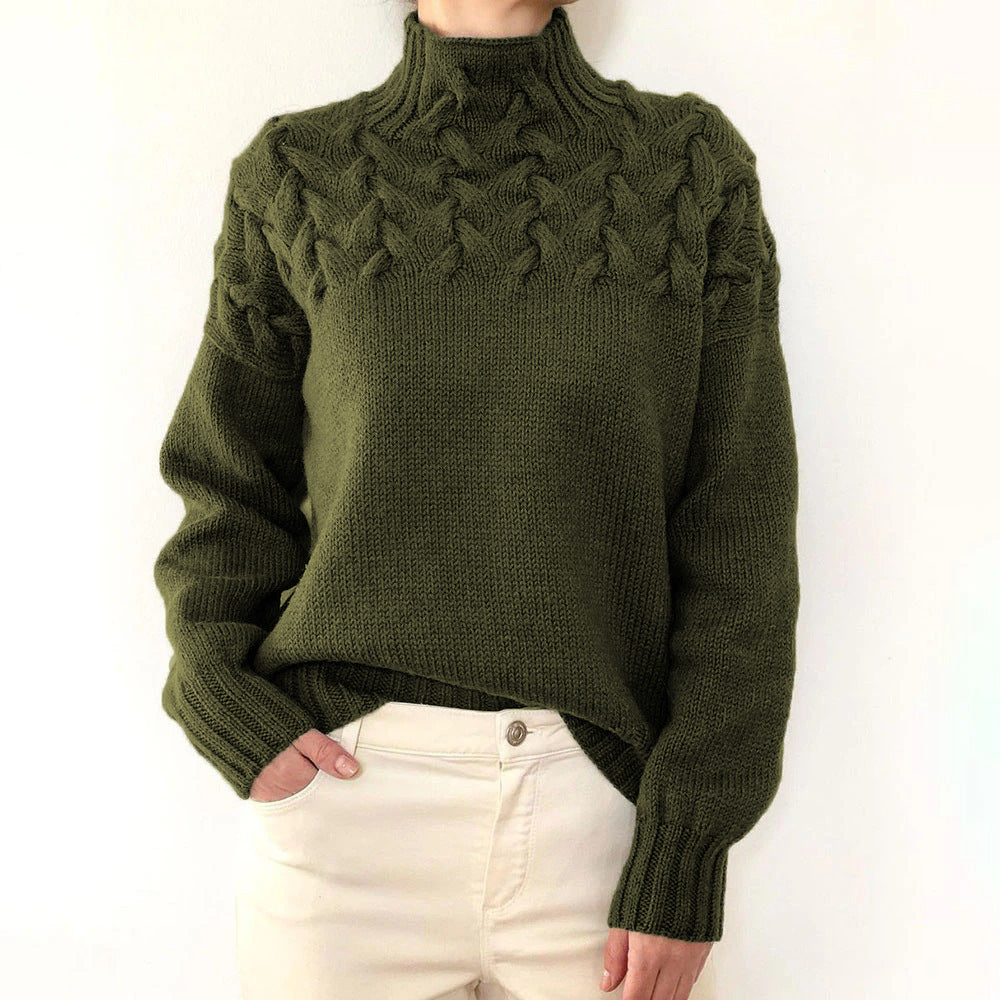 Risa | Jersey de punto de cuello alto