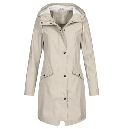 Elegante mackintosh cortaviento para mujer | Rieka