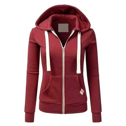 Chloe - Sudadera polar con capucha para mujer