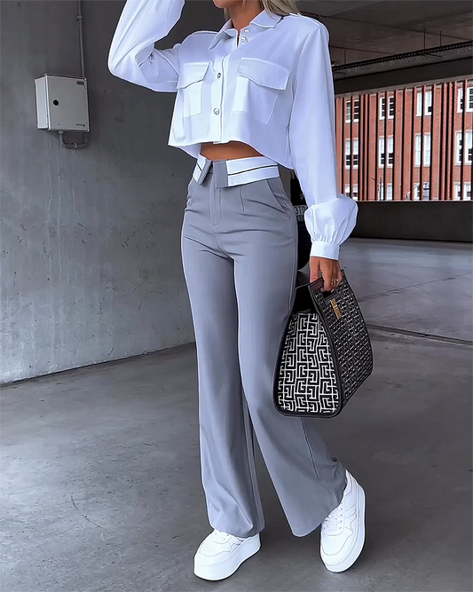 Emma | Blusa de terciopelo de lujo | Elegante y cómoda | Tejido suave