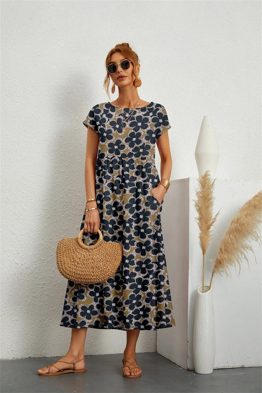 Vestido de verano holgado para mujer