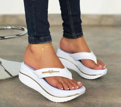 Yara® | Elegantes sandalias de tacón de cuña grueso para mujer