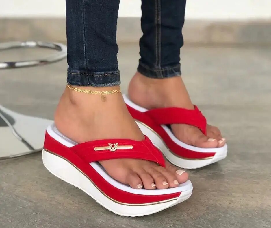 Yara® | Elegantes sandalias de tacón de cuña grueso para mujer