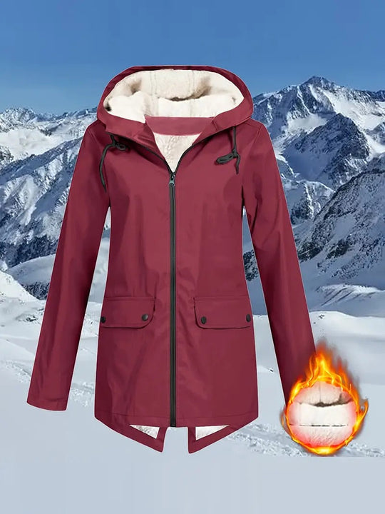 Daleyza | Chaqueta impermeable con cordón de ajuste