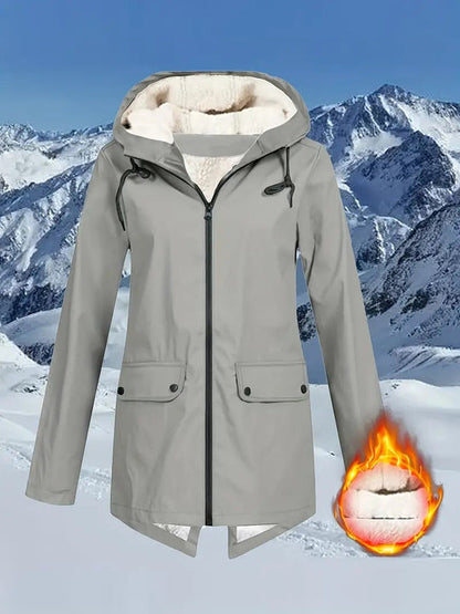 Daleyza | Chaqueta impermeable con cordón de ajuste