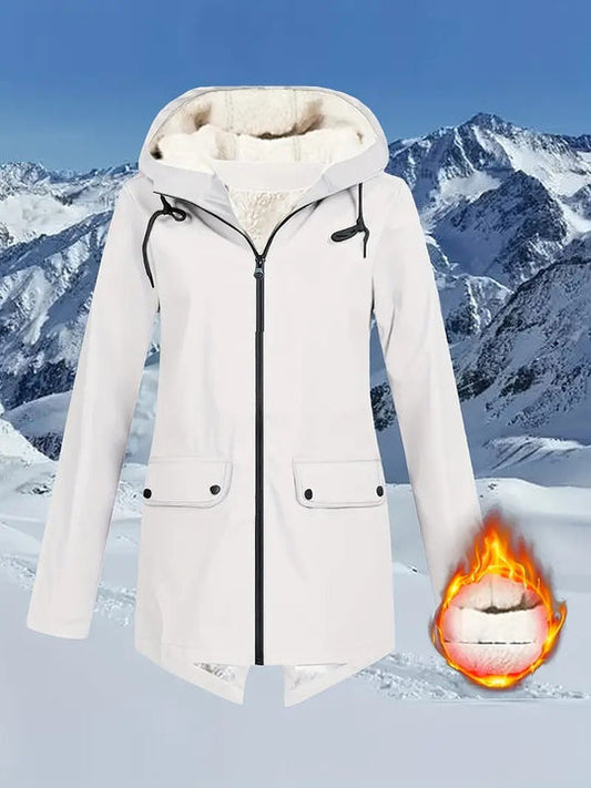 Daleyza | Chaqueta impermeable con cordón de ajuste