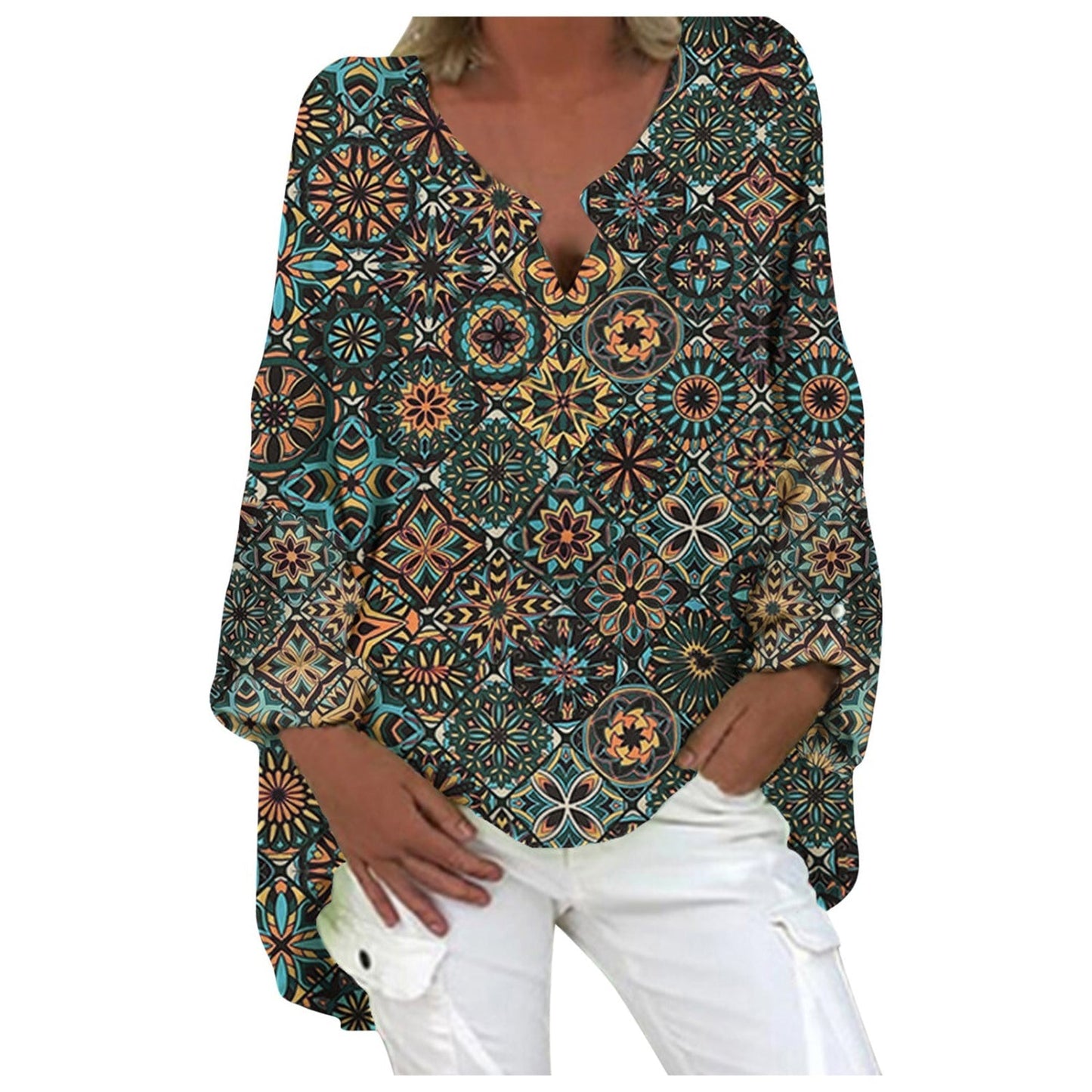 MiaMilana - Elegante blusa de lino para mujer