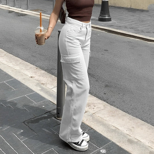 Cheska - Elegantes pantalones cargo para mujer