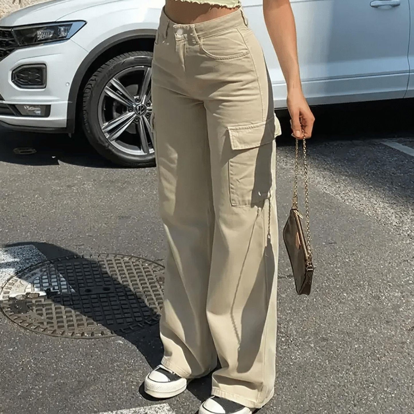 Cheska - Elegantes pantalones cargo para mujer