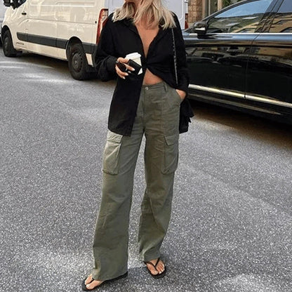 Cheska - Elegantes pantalones cargo para mujer