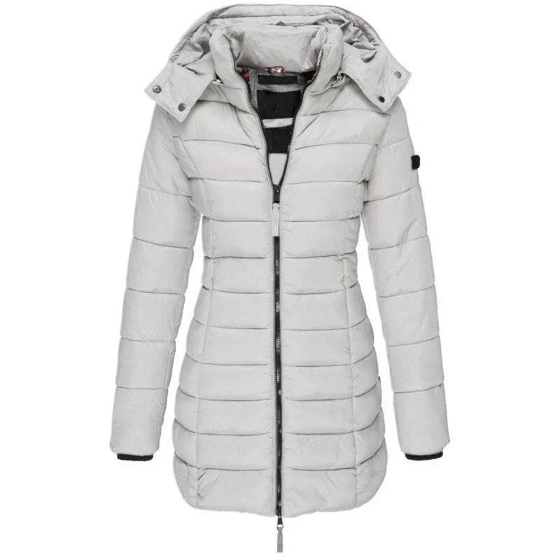 Zara | Chaqueta acolchada con capucha para mujer, elegante y cómoda