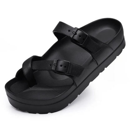 Katia® | Sandalias de brillo suave