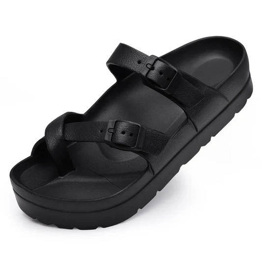 Katia® | Sandalias de brillo suave