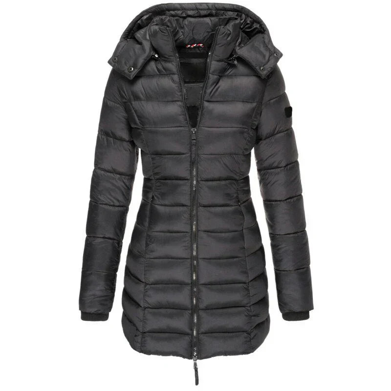 Zara | Chaqueta acolchada con capucha para mujer, elegante y cómoda