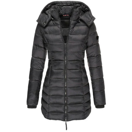 Zara | Chaqueta acolchada con capucha para mujer, elegante y cómoda