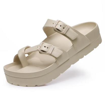 Katia® | Sandalias de brillo suave
