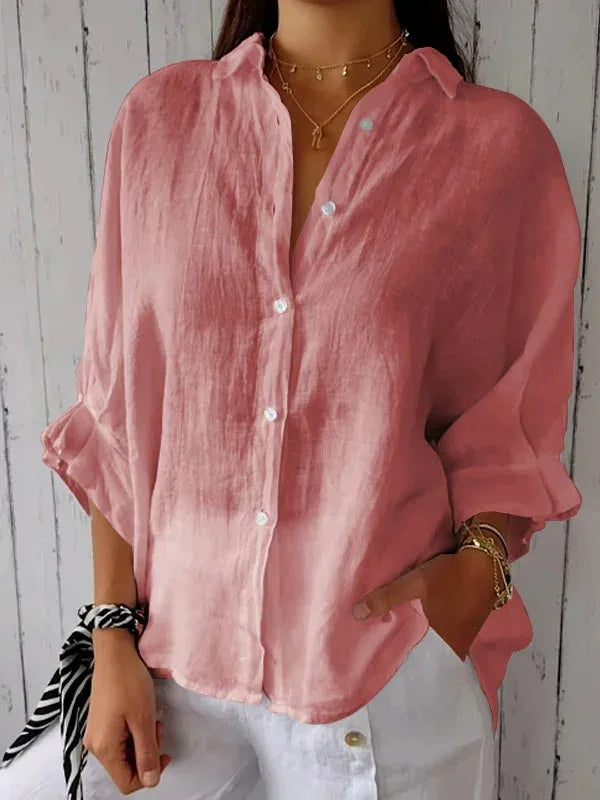 Cheryl | Elegante Blusa de Lino para Mujer