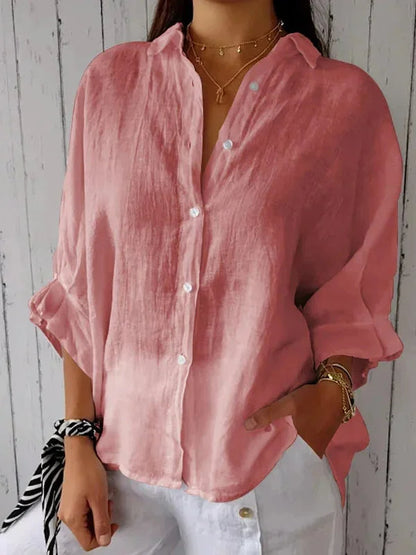 Cheryl | Elegante Blusa de Lino para Mujer