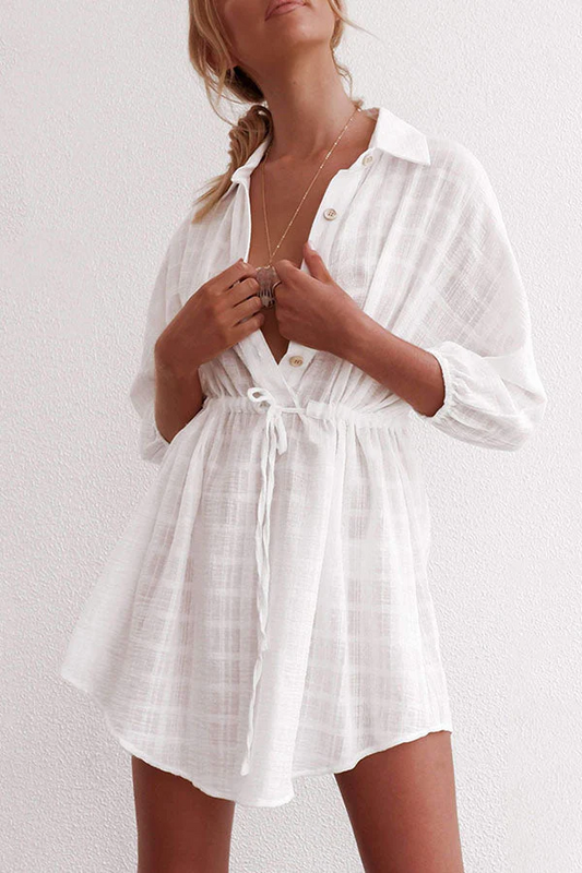 Single Breasted Chapel Train Sexy Hot Holiday Beach Dress
