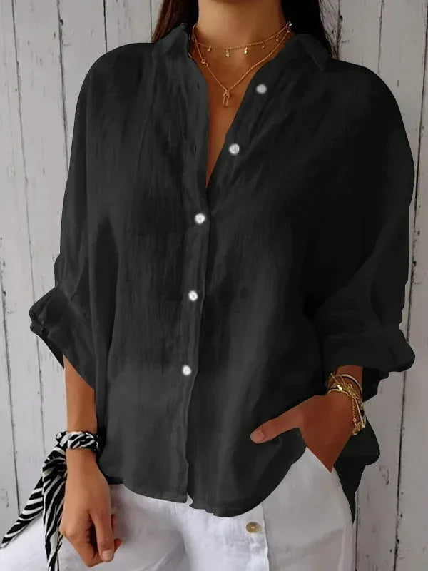 Cheryl | Elegante Blusa de Lino para Mujer