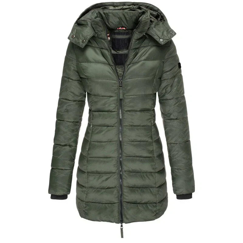 Zara | Chaqueta acolchada con capucha para mujer, elegante y cómoda