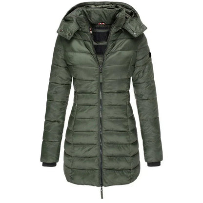 Zara | Chaqueta acolchada con capucha para mujer, elegante y cómoda
