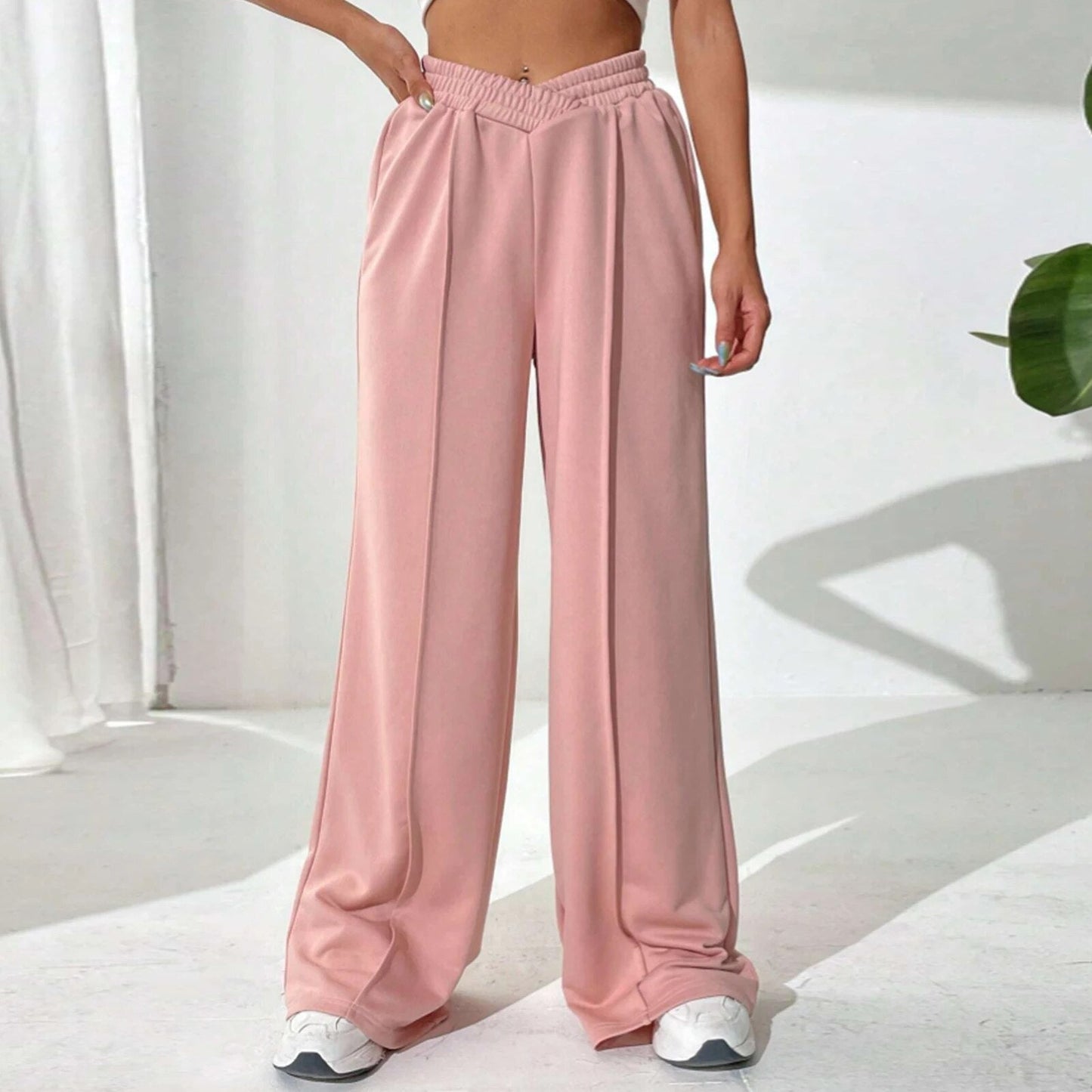 Pantalones de pata ancha para mujer