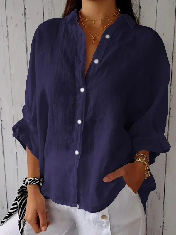Cheryl | Elegante Blusa de Lino para Mujer