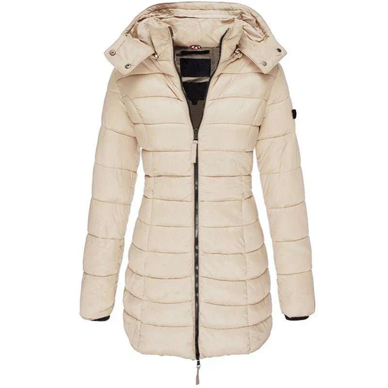 Zara | Chaqueta acolchada con capucha para mujer, elegante y cómoda