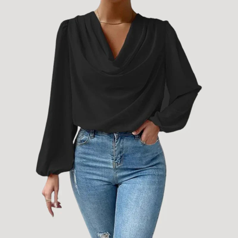 Wolspire™ | Blusa con cuello en V