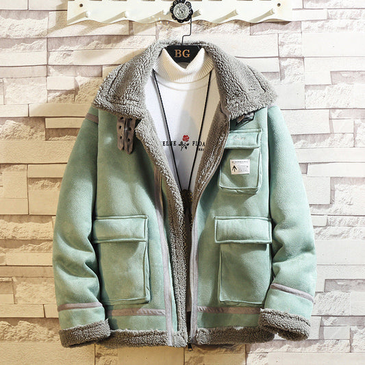 Franco Coat | Abrigo casual de lana de cordero para hombre