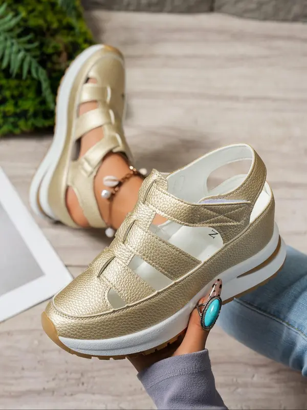 Damskie Sandały Sneakersy na Platformie
