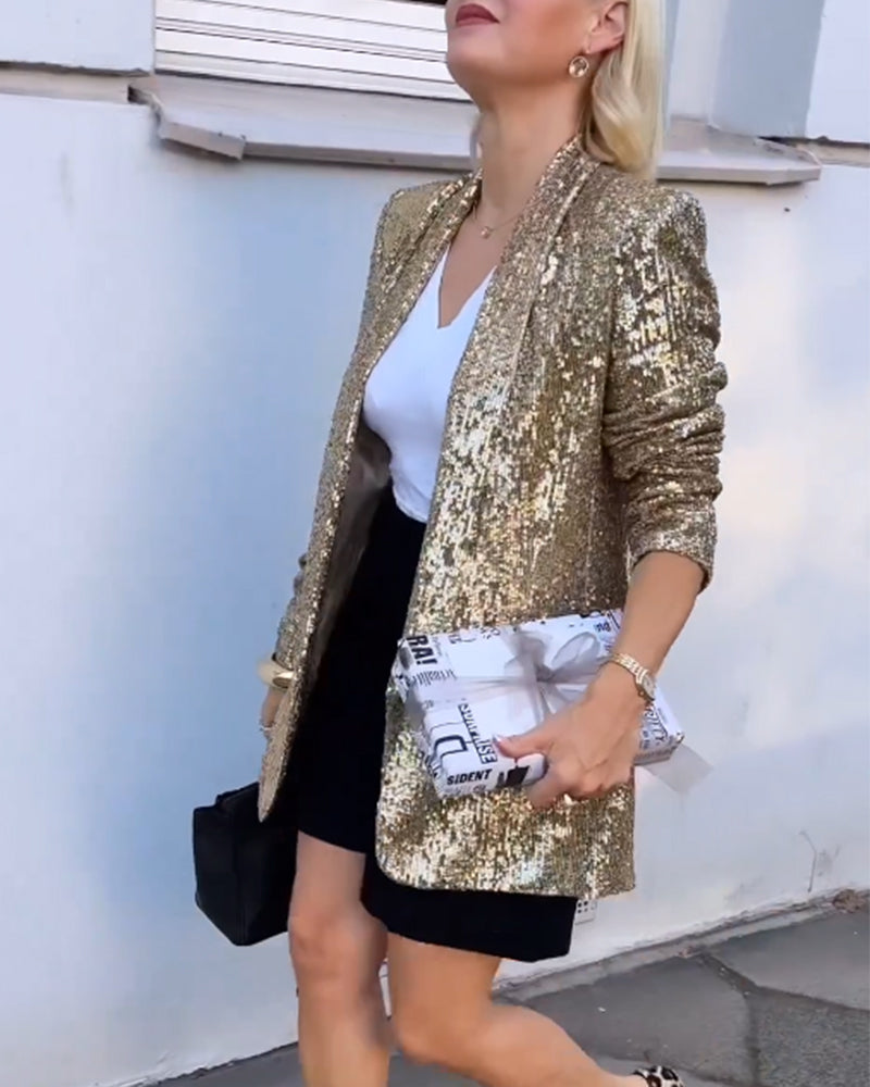Chaqueta Tabea | Chaqueta Gold Glitter