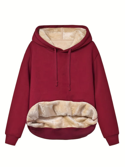 Sudadera con capucha Elisa | Fleece Pullover para mujer Perfecta para días informales