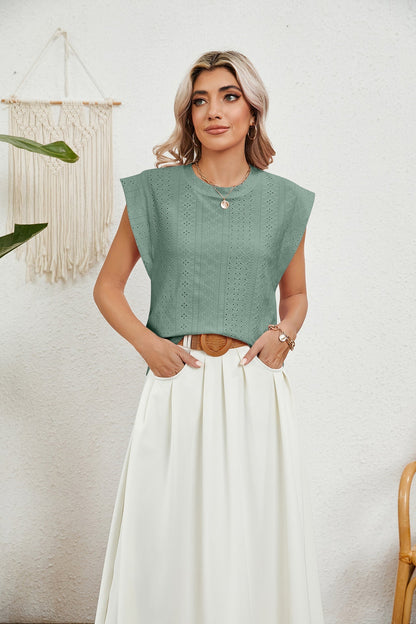 Tete | Camiseta chaleco de verano con mangas cortas huecas