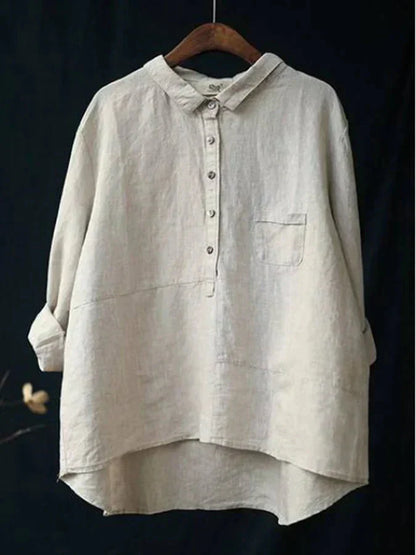 Blusa de manga larga para mujer