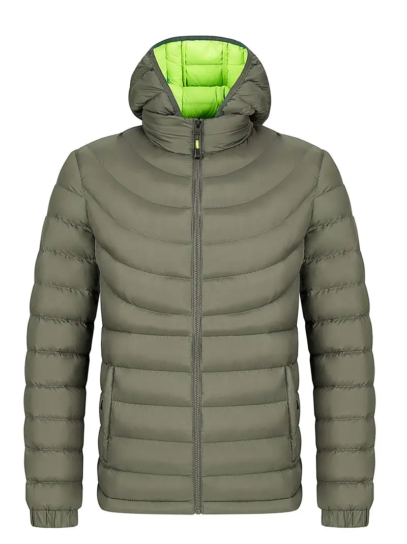Tom | Chaqueta de hombre forrada con cuello alto para otoño e invierno