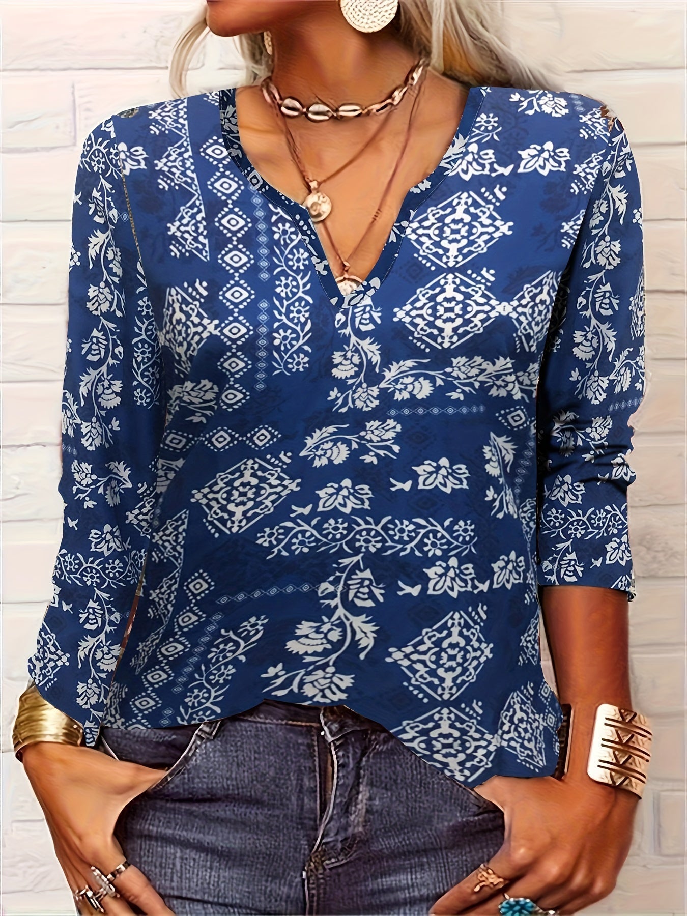 Caroline | Túnicas informales con estampado floral