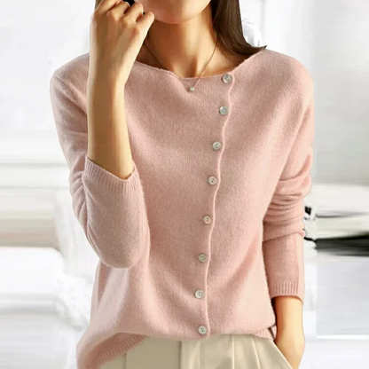 Jersey abotonado para mujer