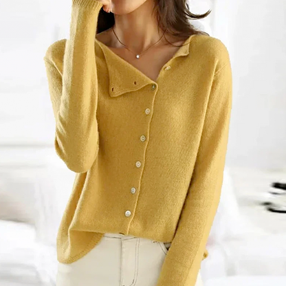 Jersey abotonado para mujer
