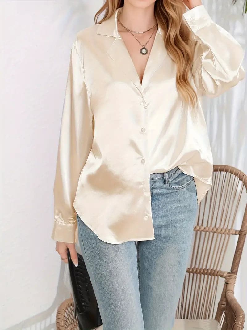 Blusa de señora acortada