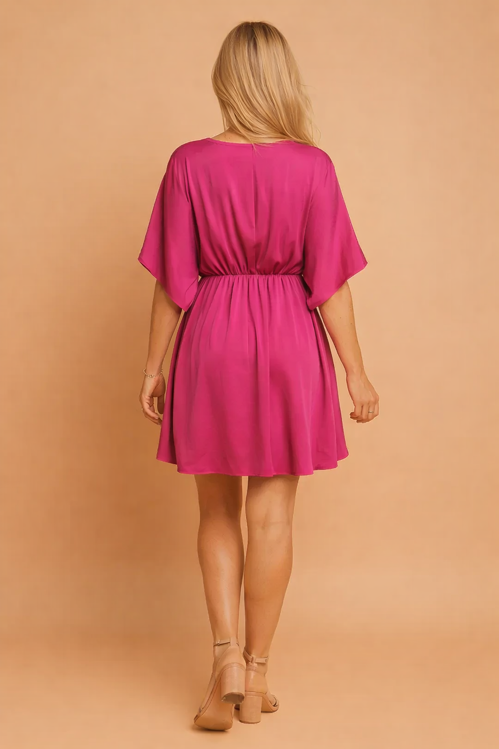 Damska Sukienka Mini V-Neck