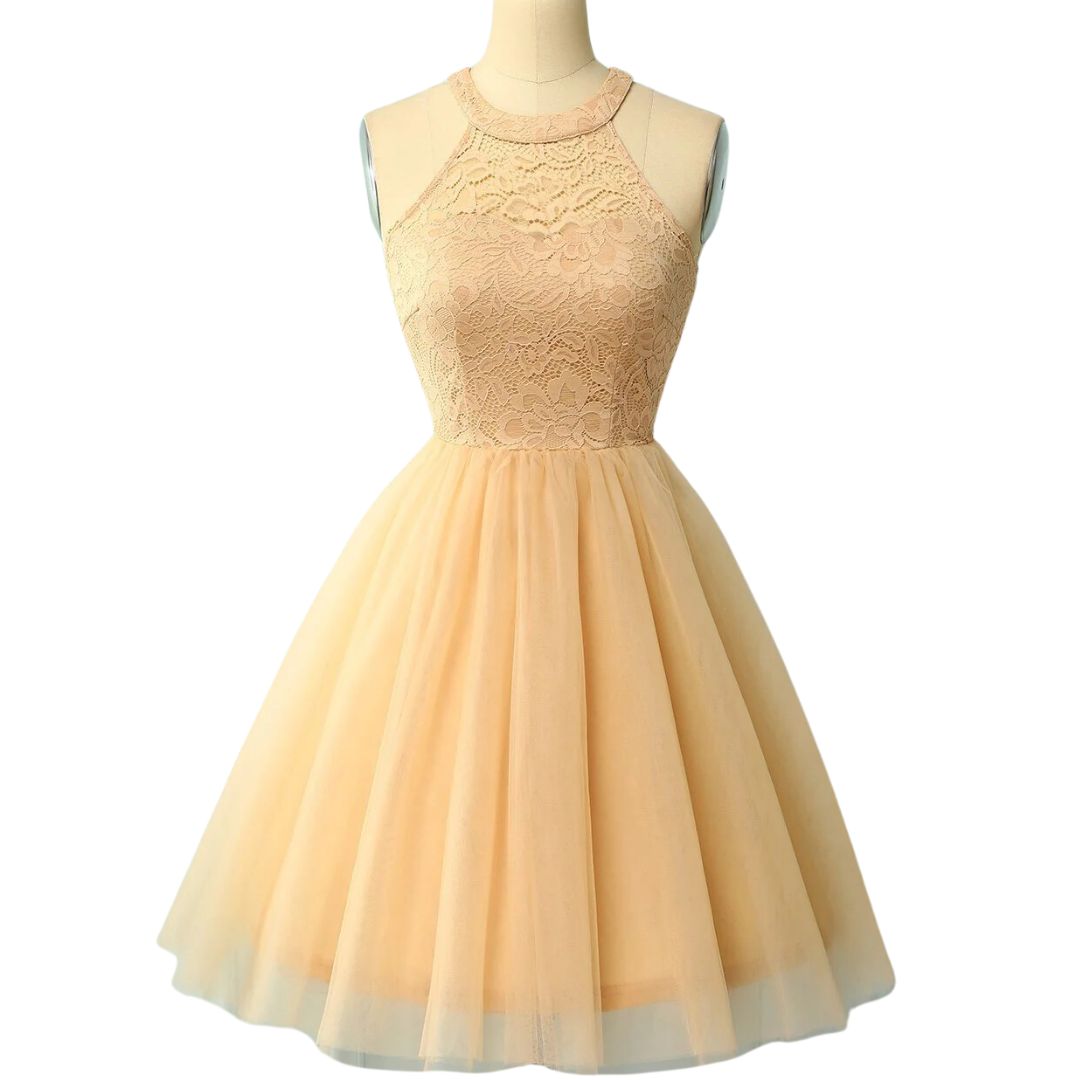 Damska Sukienka Midi Halter