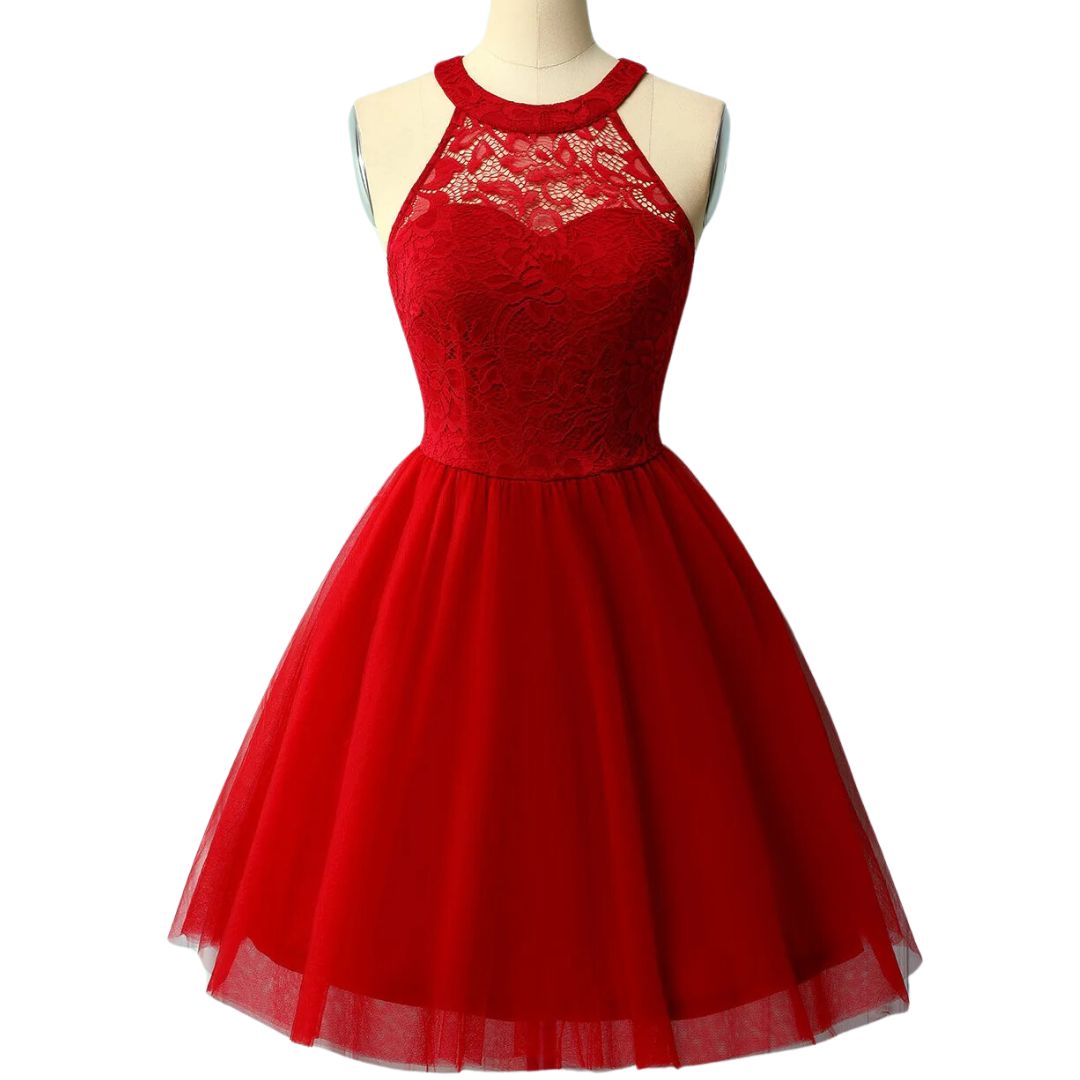 Damska Sukienka Midi Halter
