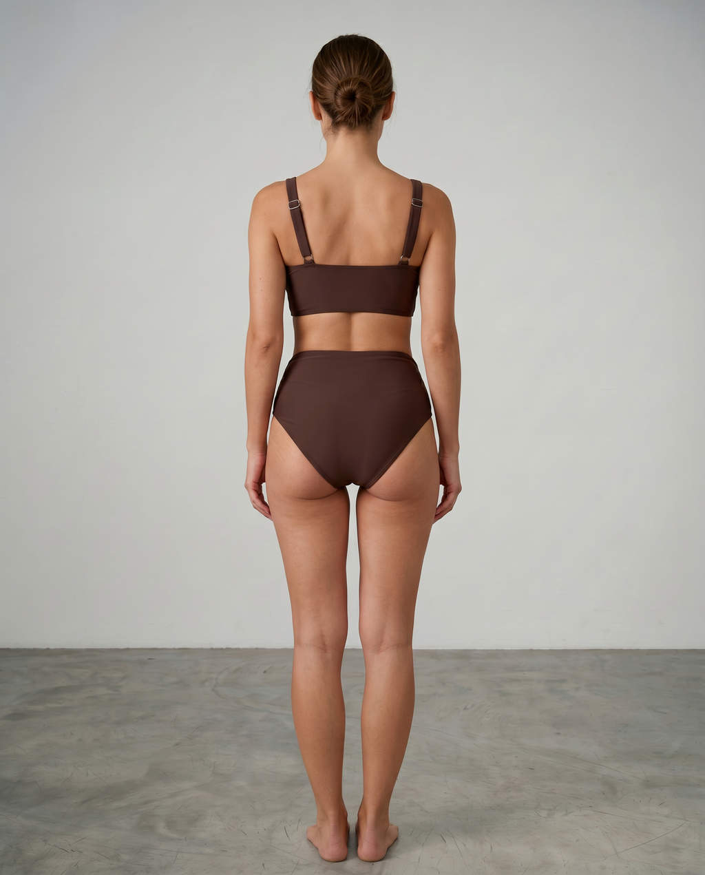 Damskie Bikini z Wysokim Stanem i Kopertą