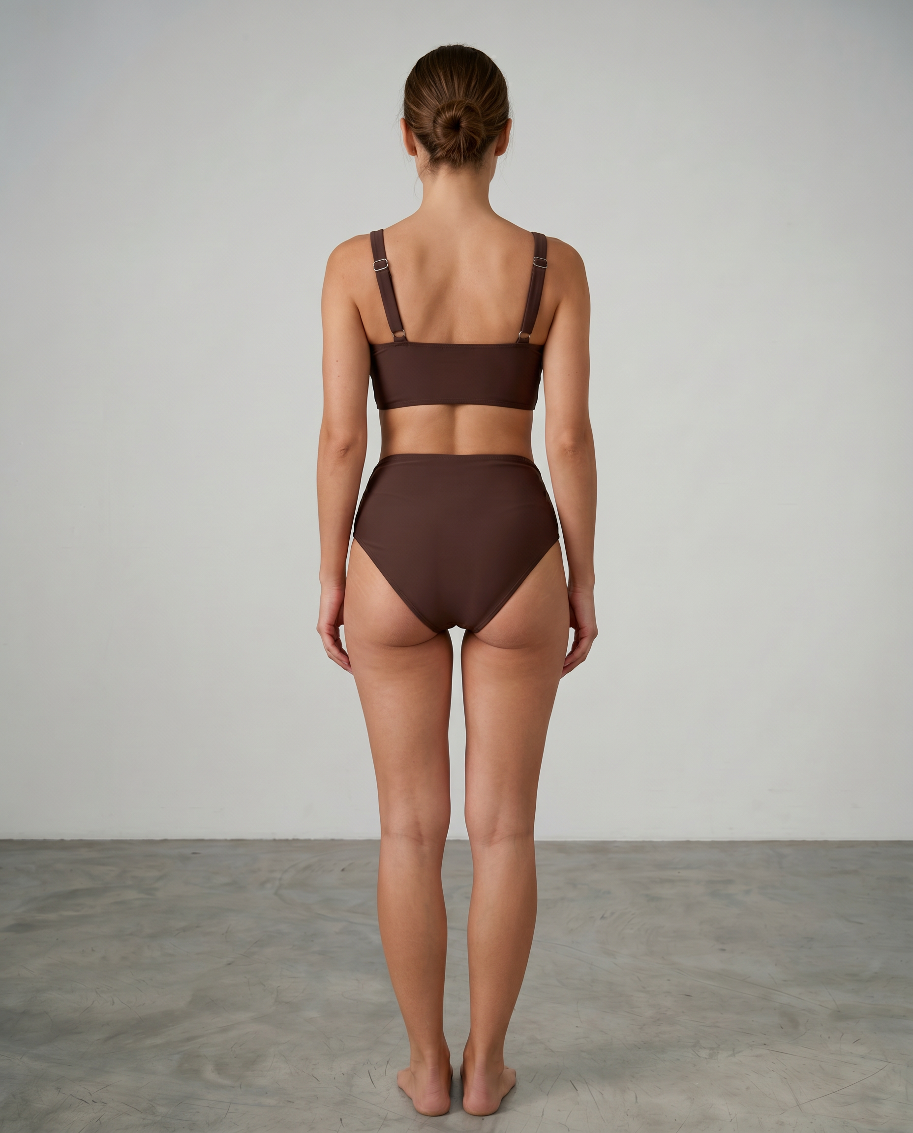 Damskie Bikini z Wysokim Stanem i Kopertą